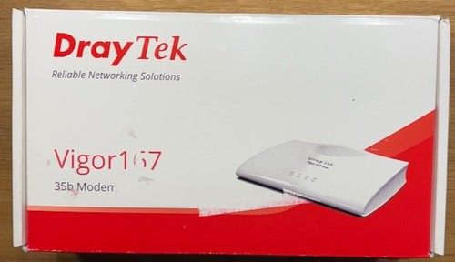 Draytek vigor 167 adsl2 - draytek, adsl2+